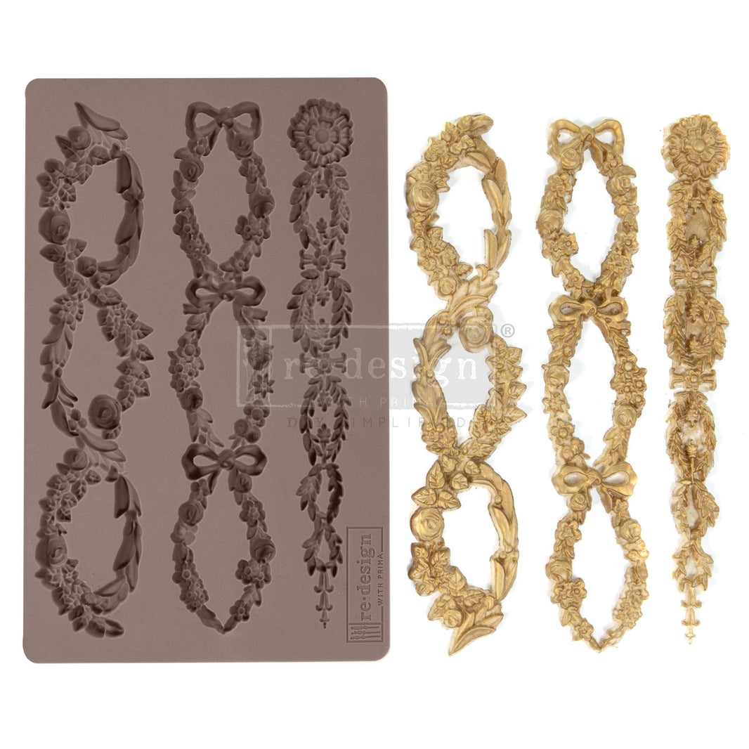 Redesign Decor Moulds® -Floral Chain 5"x 8" 8 mm thickness