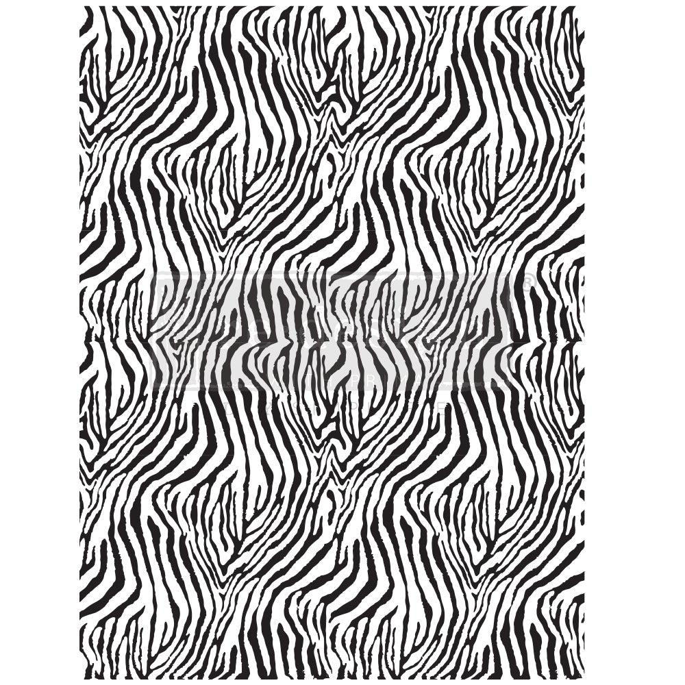 Redesign Decor Transfers® - Zebra size 24"x32"