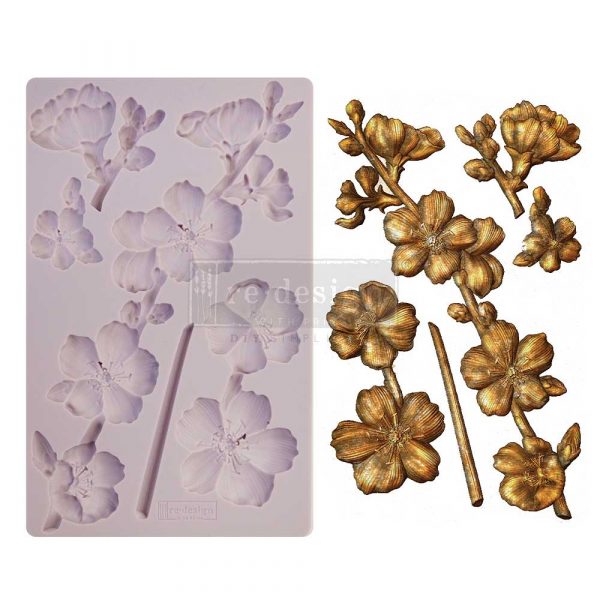 Redesign Decor Moulds® - Botanical Blossoms - 8"x5", 8mm thickness