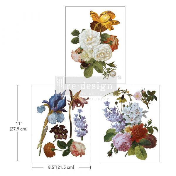 Middy Transfers® – Blossomed Beauties – 3 sheets, 8.5″x11″