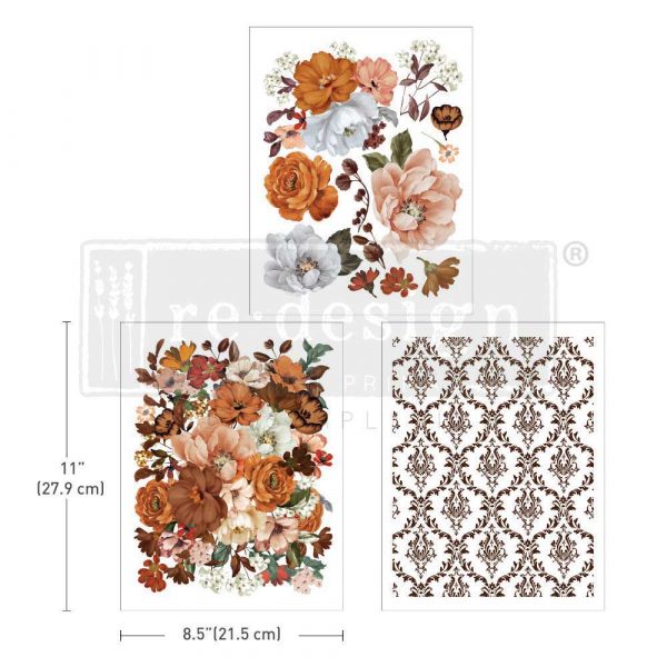 MIDDY TRANSFERS® – Classic Peach – 3 sheets, 8.5″x11″