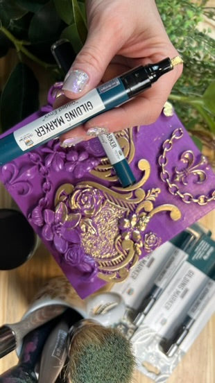 Cece Gilding Marker – 1 pc, 4 grams with chisel tip, Gold Leaf
