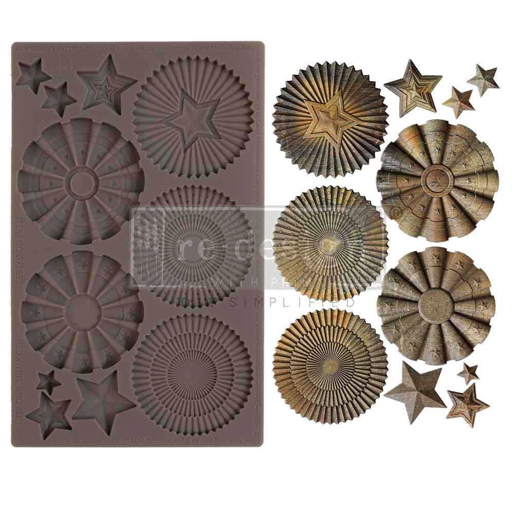 Decor Moulds® - Red, White, and Blue