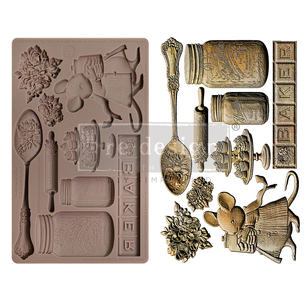 The Home Baker Collection Mould - Baker’s Delight - 1 pc, 5"x8"x8mm
