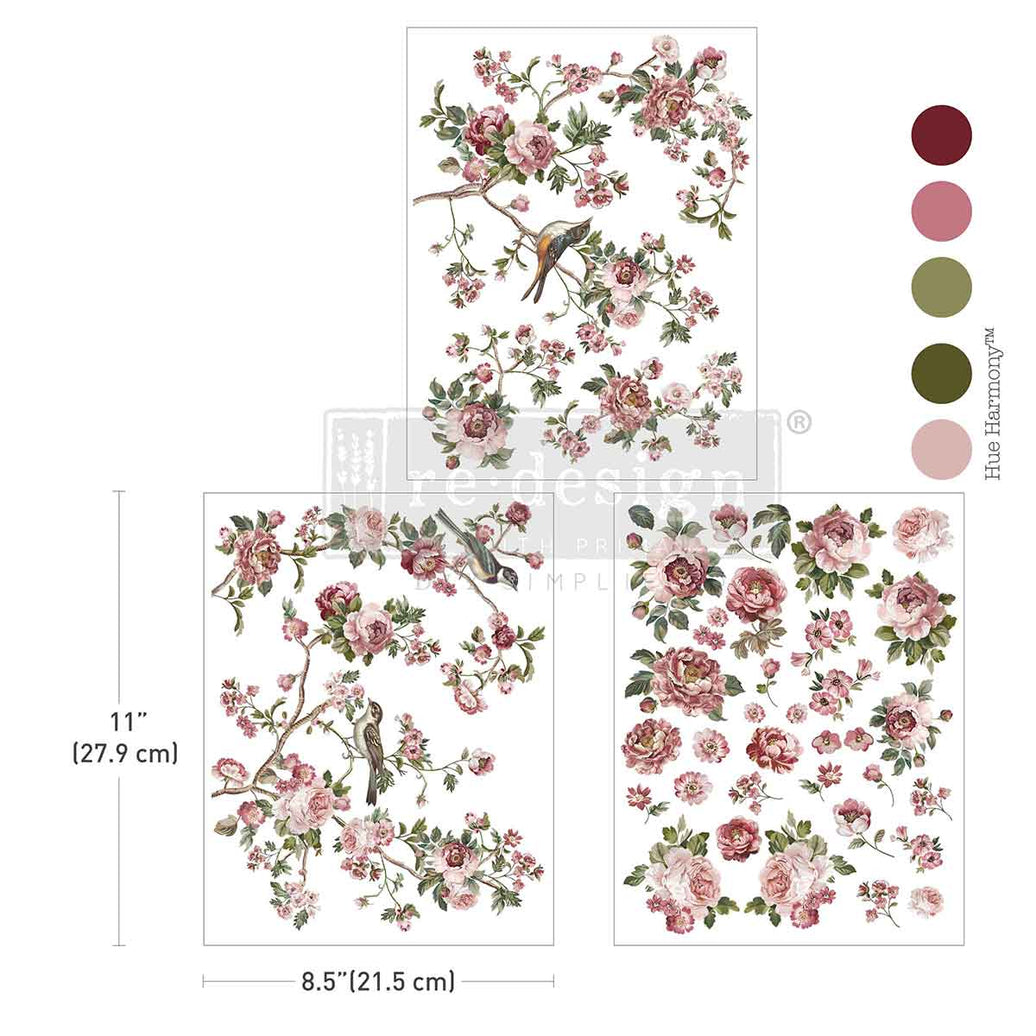 The Enchanted Grove , Middy Transfers® Kacha - The Enchanted Grove - 3 sheets, 8.5"x11"