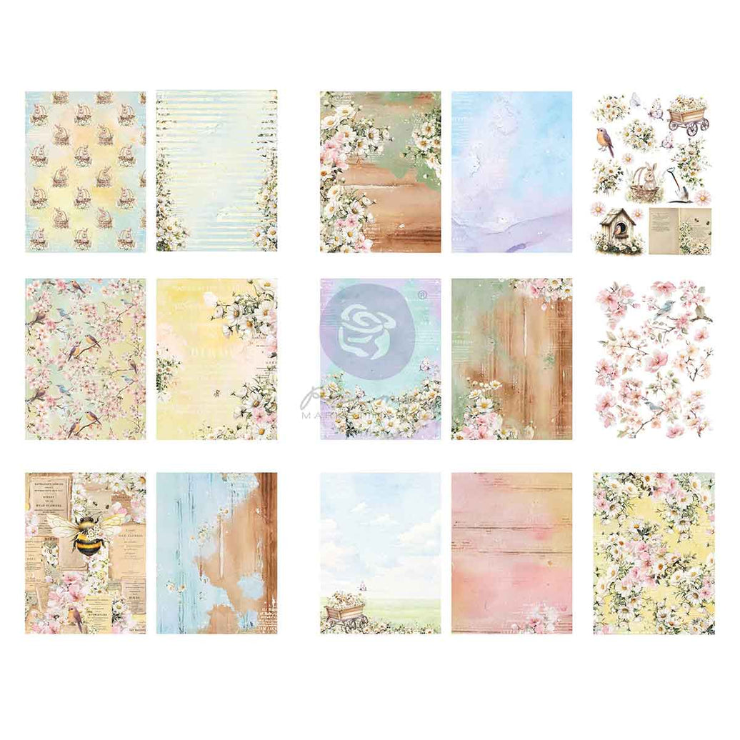 Among the Wildflowers Collection 6x8 Paper Pad