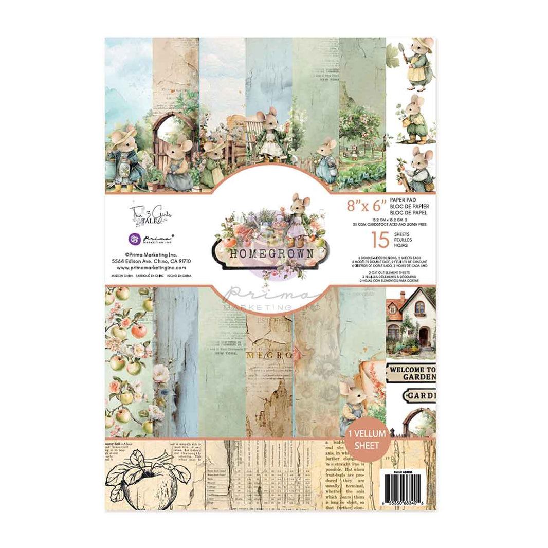 Homegrown Collection 6x8 Paper Pad