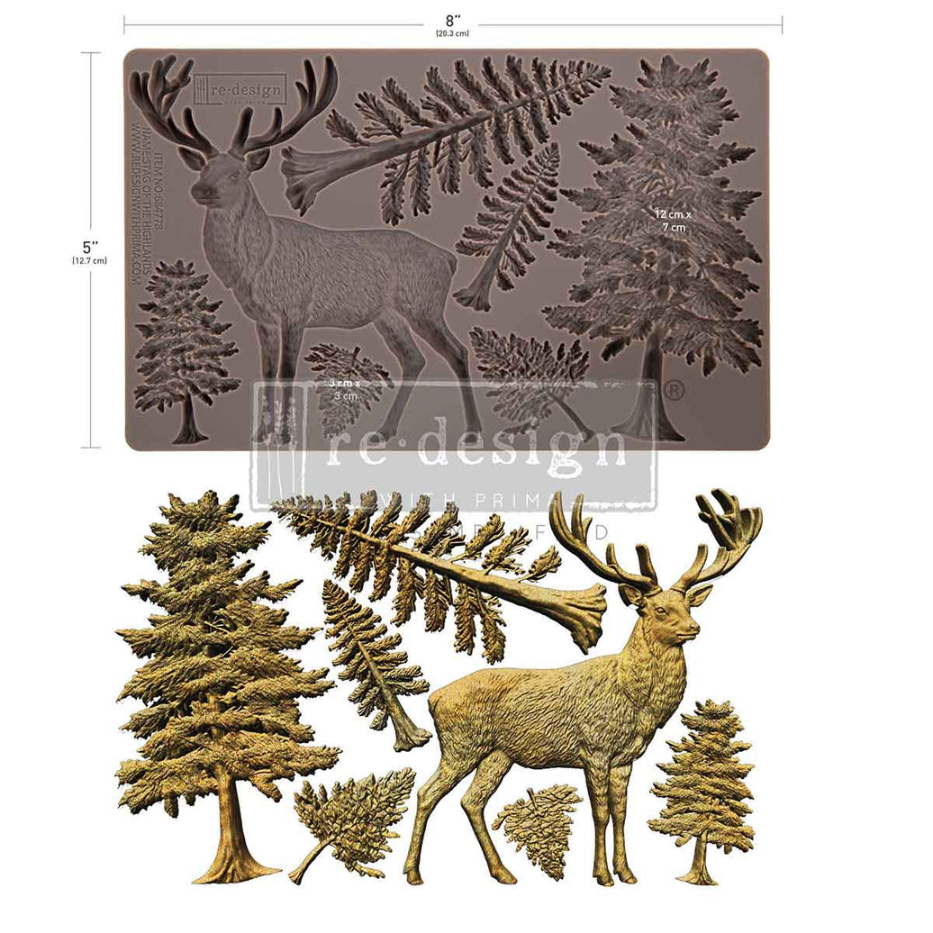 Stag Mould, Decor Moulds® - Stag Of The Highlands