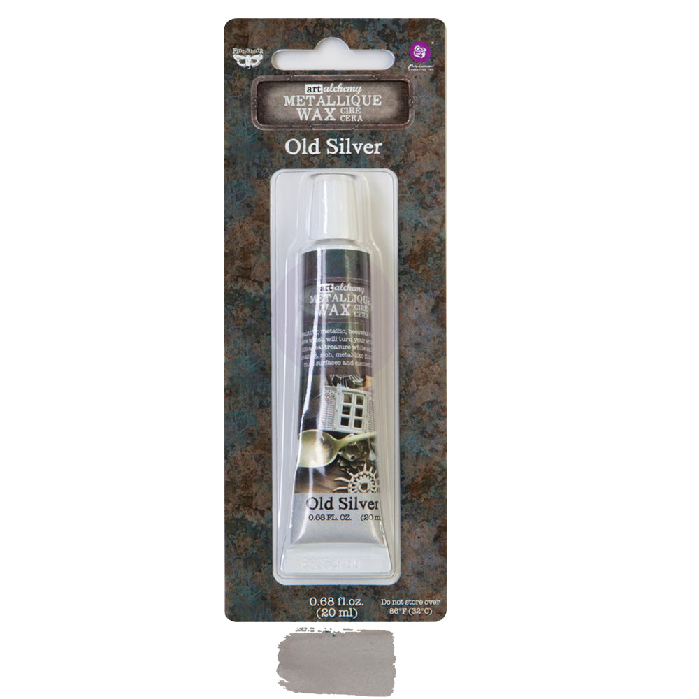 Art Alchemy-Metallique Wax-Old Silver .68oz (20ml)