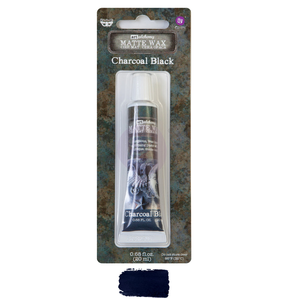Finnabair Wax Paste - Charcoal Black - 0.68 fl oz (20 ml)