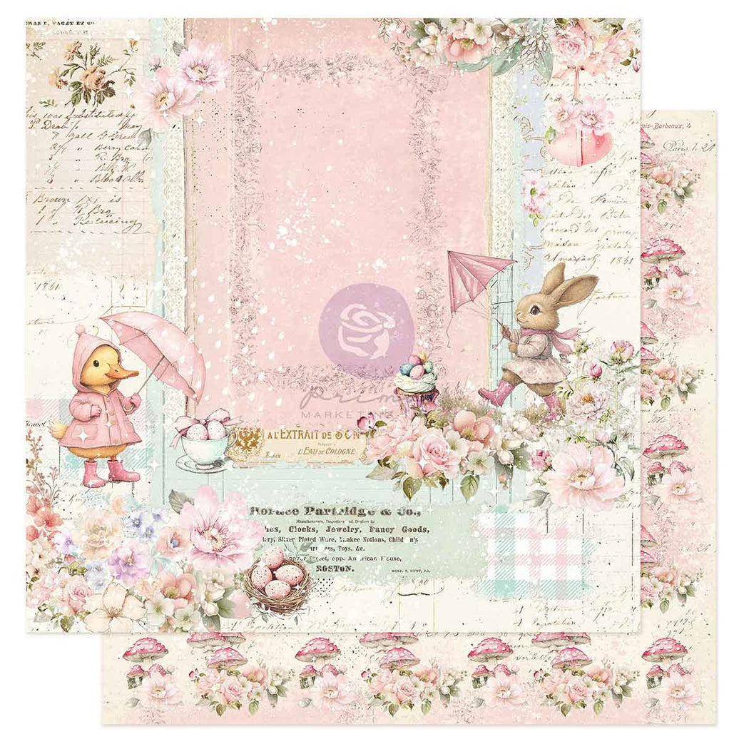 Sweet Spring Collection 12x12 Sheet - Rainy Day Kisses