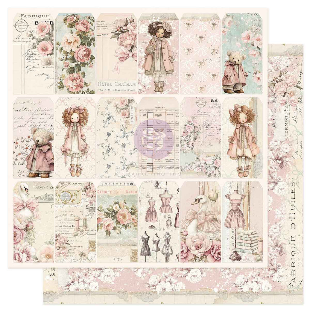 Buttons & Keepsakes Collection 12x12 Sheet - Found Treasures