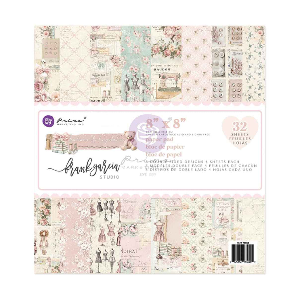 Buttons & Keepsakes Collection 8x8 Paper Pad