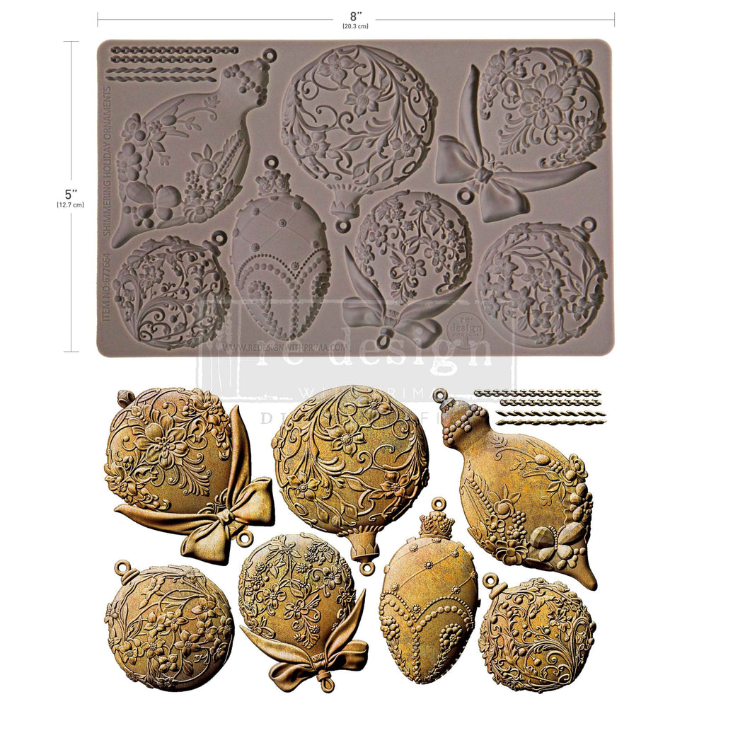 Decor Moulds® - Shimmering Holiday Ornaments