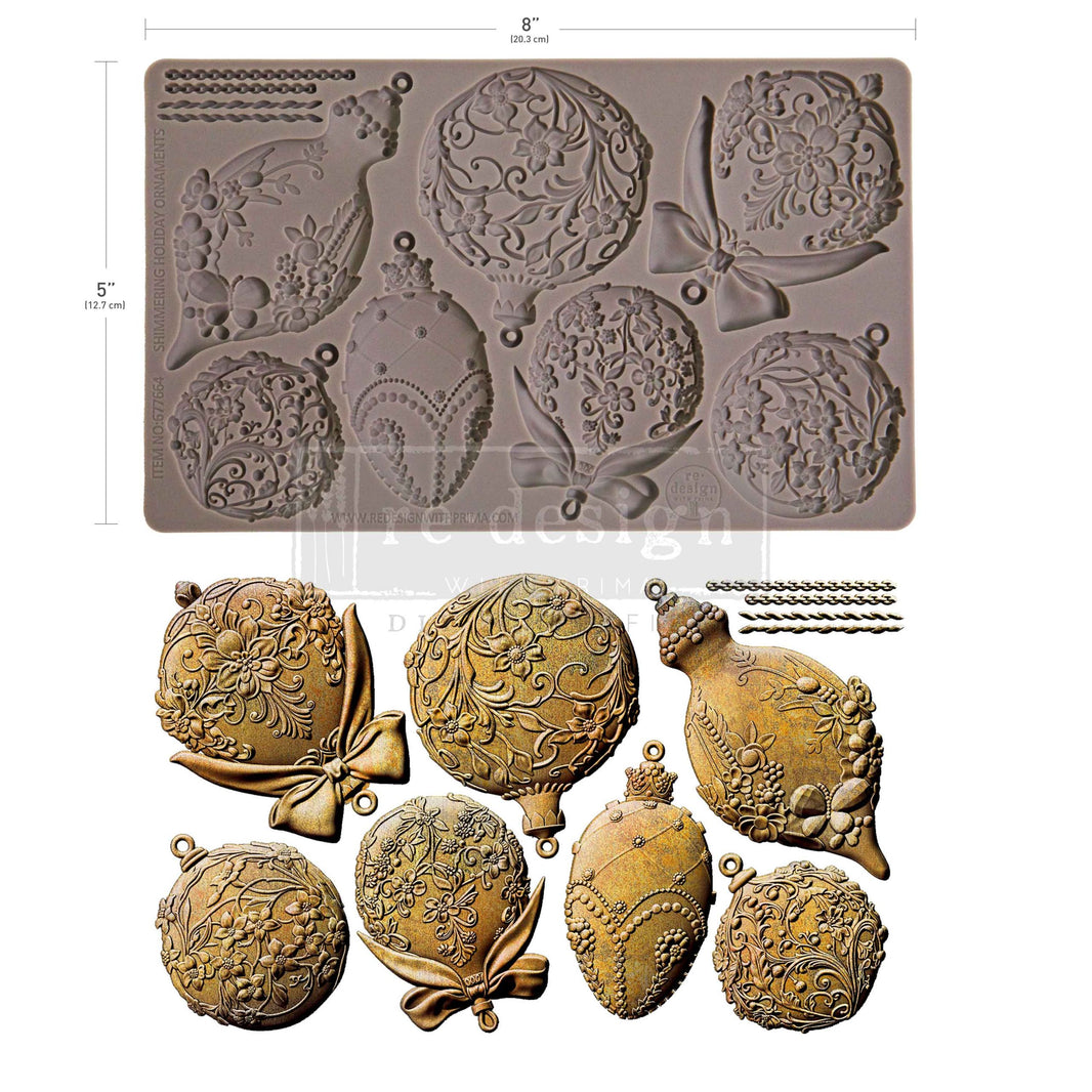 Decor Moulds® - Shimmering Holiday Ornaments