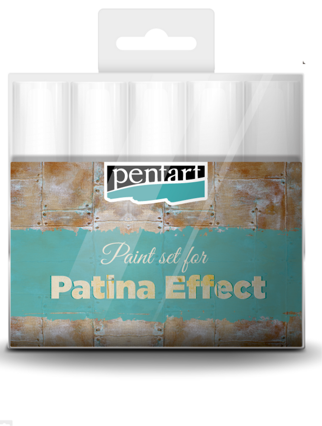Pentart Patina Effect Acrylic Paint Set, design by Pentart, arts & entertainment > hobbies & creative arts > arts & crafts, for decoupage and crafting