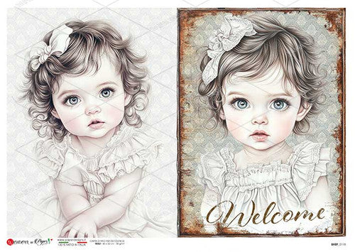 Paper Designs Babies Two Pack Rice Paper