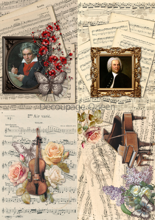 Vellum Paper - Dainty and the Queen - Sonata 4 Pack