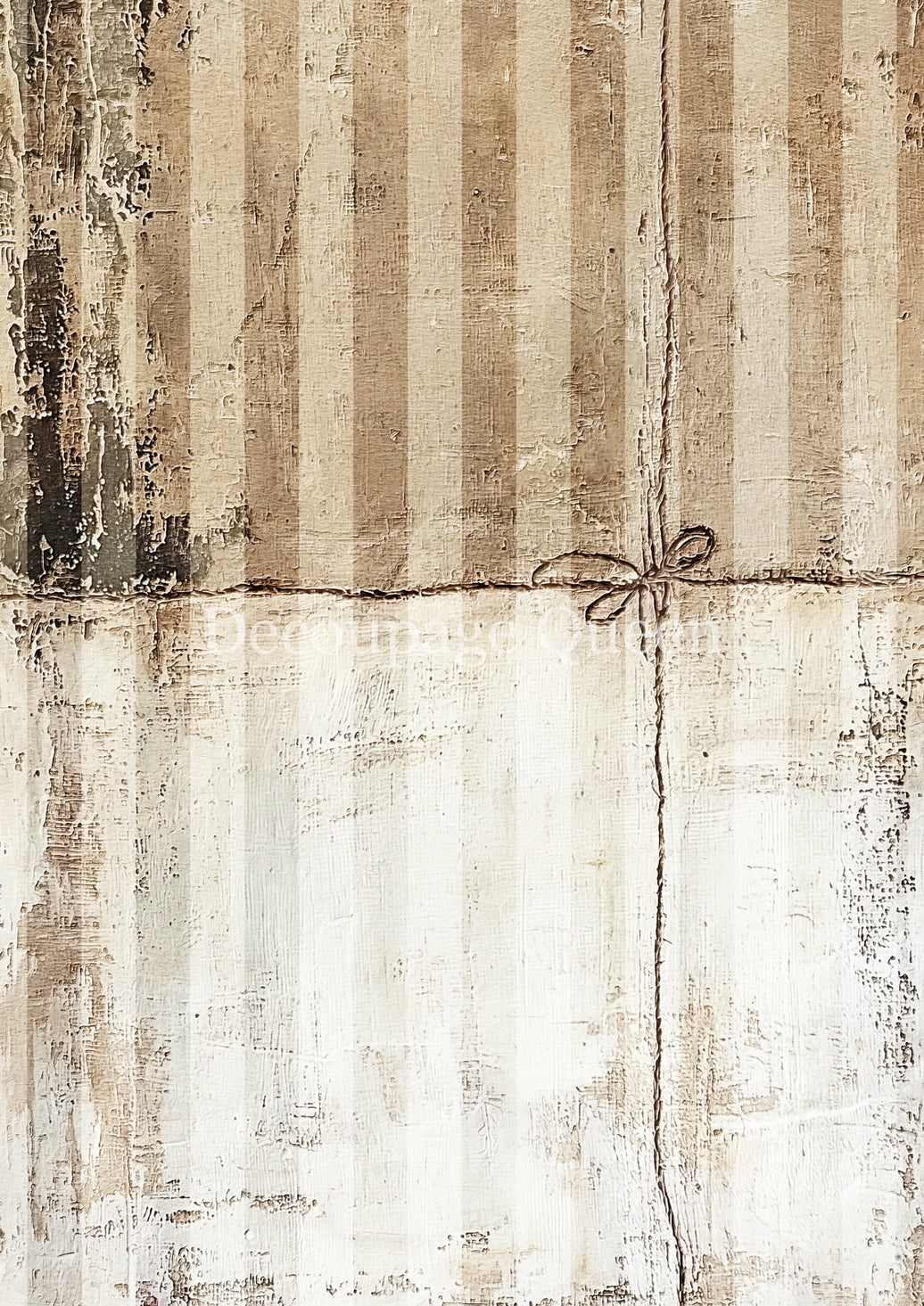 Decoupage Queen Cottage Stripes Rice Paper, rice paper design by Decoupage queen, arts & entertainment > hobbies & creative arts > arts & crafts > art & crafting materials > art & craft paper > drawing & painting paper, for decoupage and crafting