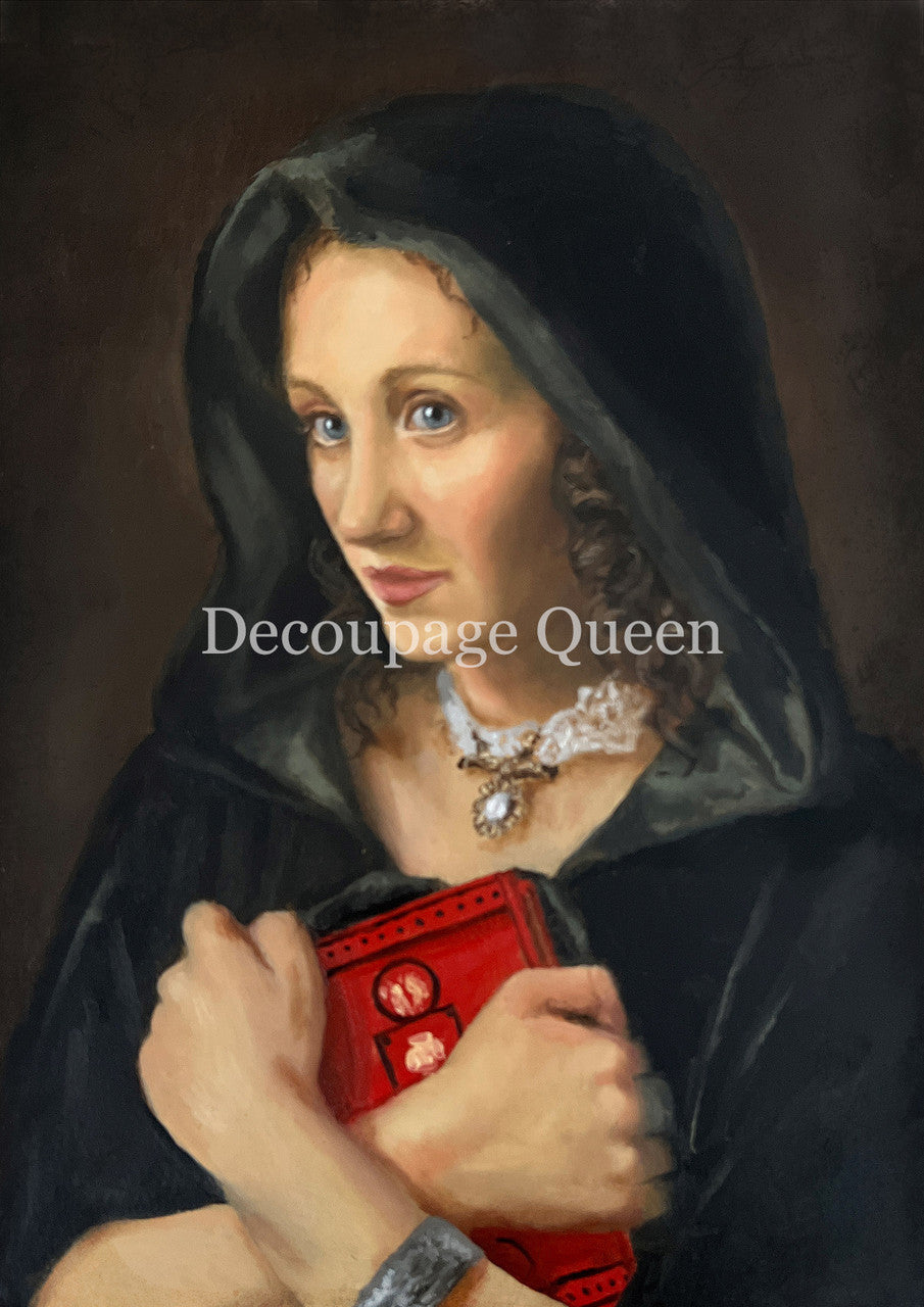 Decoupage Queen Keeper of Secrets, rice paper design by Decoupage Queen, arts & entertainment > hobbies & creative arts > arts & crafts > art & crafting materials > art & craft paper > drawing & painting paper, for decoupage and crafting