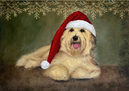 Teresa Rene Art - Christmas Pup