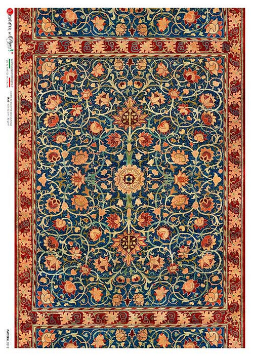 Paper Designs Rice Paper William Morris Holland Park Carpet PD PATTERN 0212