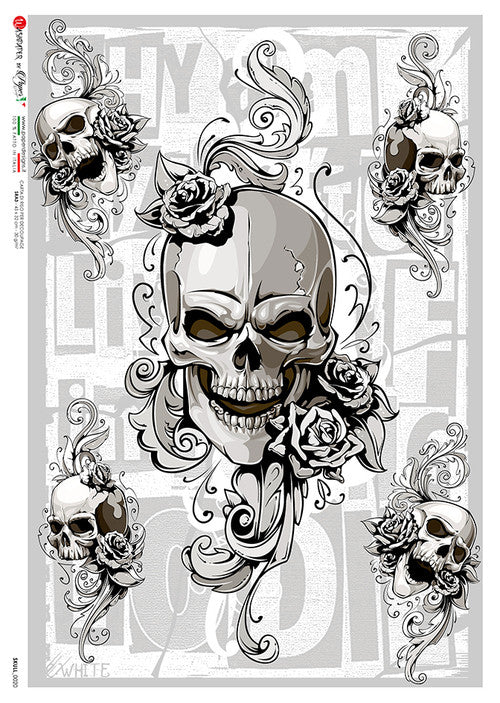 Paper Designs Skull 0020