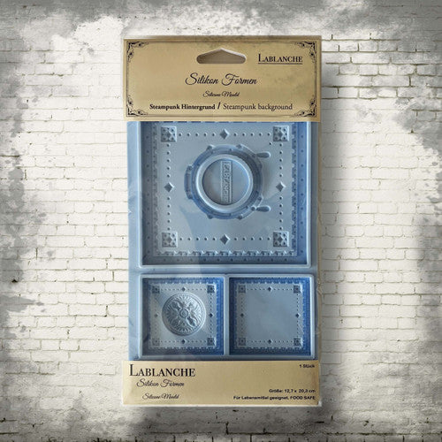 LaBlanche Steampunk Background Silicone Mould Limited Edition