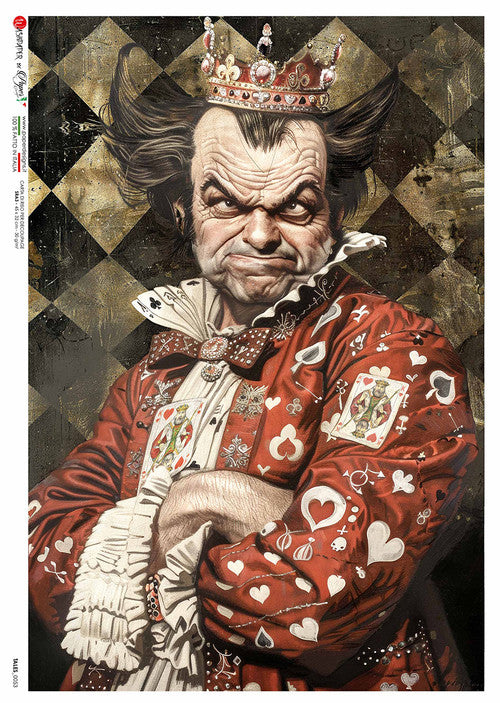 Paper Designs King of Hearts Rice Paper