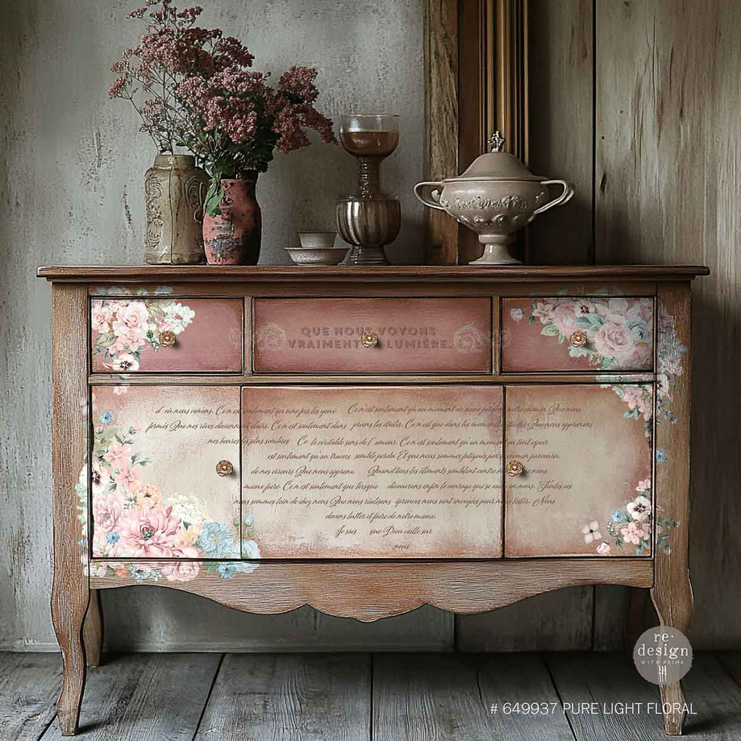 Redesign Decor Transfers® - Pure Light Floral