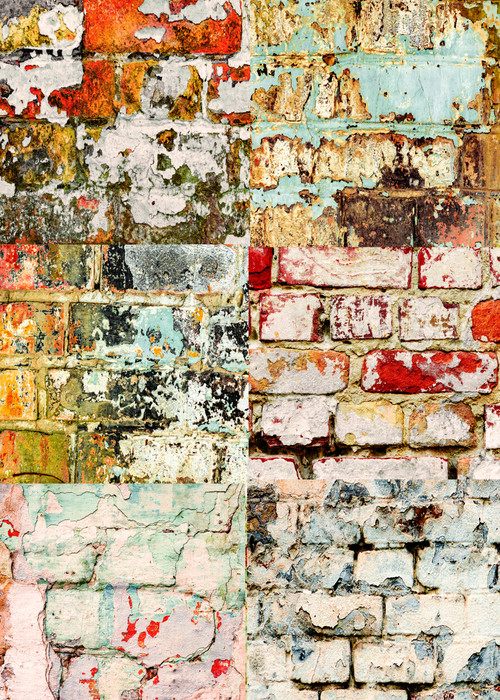 Andy Skinner - Brick Wall, rice paper design by Decoupage Queen, hardware > building consumables > wall patching compounds & plaster > cement plaster, for decoupage and crafting