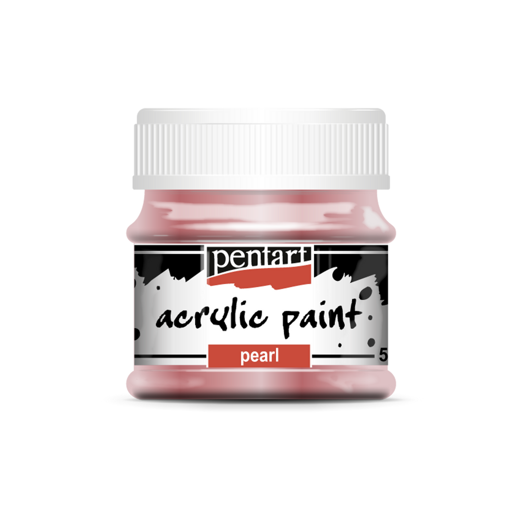 Acrylic Paint Pearl 50ml, design by Pentart, arts & entertainment > hobbies & creative arts > arts & crafts > art & crafting materials > craft paint, ink & glaze > art & craft paint, for decoupage and crafting
