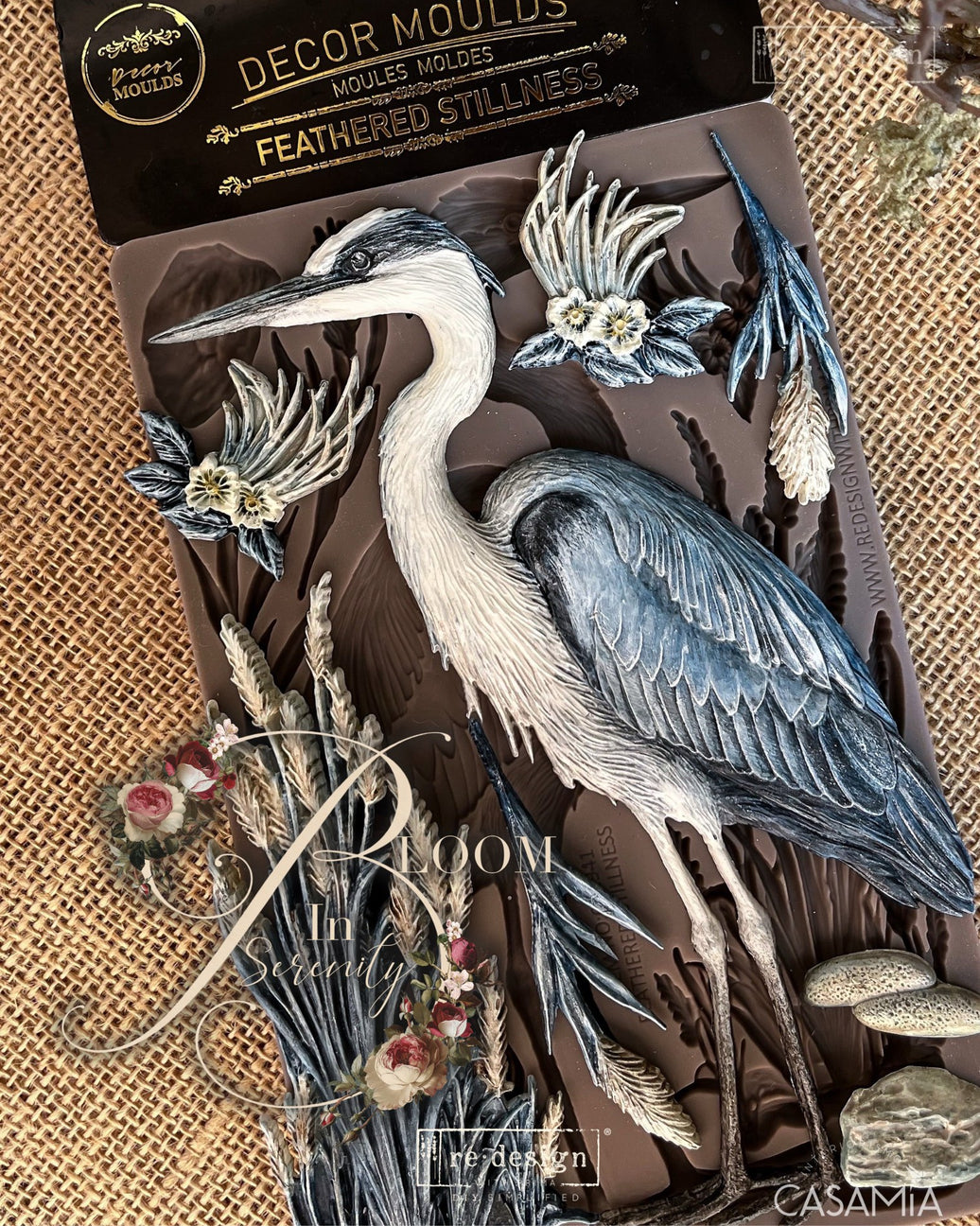 Decor Moulds® - Feathered Stillness, Heron Mould