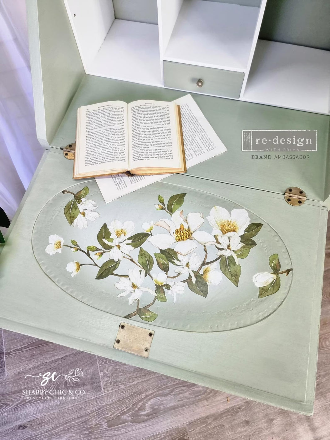Magnolia Transfers® Transfers - Small Magnolia Transfers, 3 sheets, 6″x12″