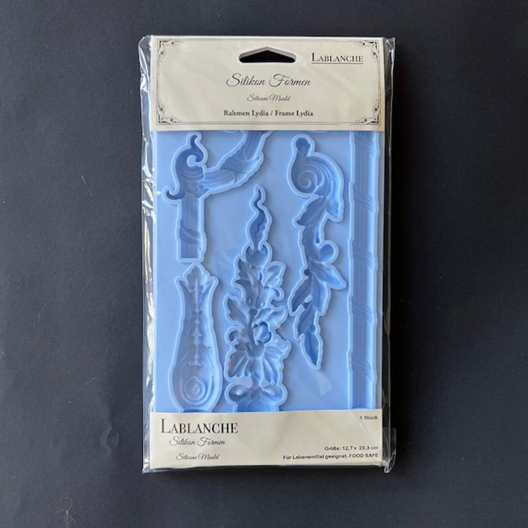 LaBlanche Frame Silicone Mold – Lydia Design, Border Trim (8x5")