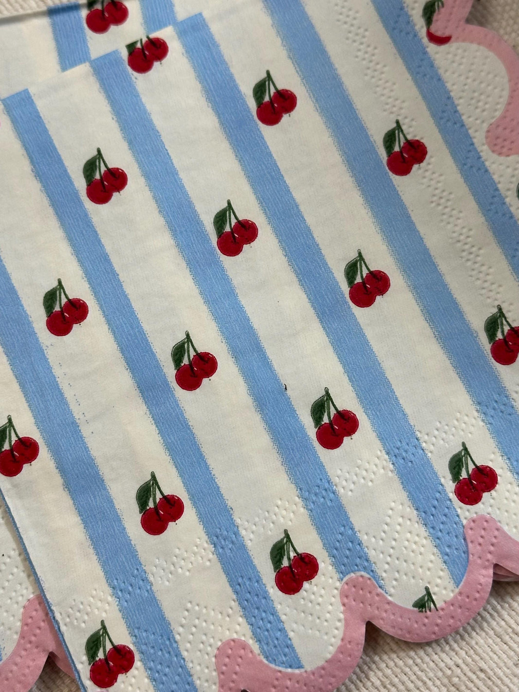 Cherry Decoupage Napkins: Red Cherries, Fun Art Crafts