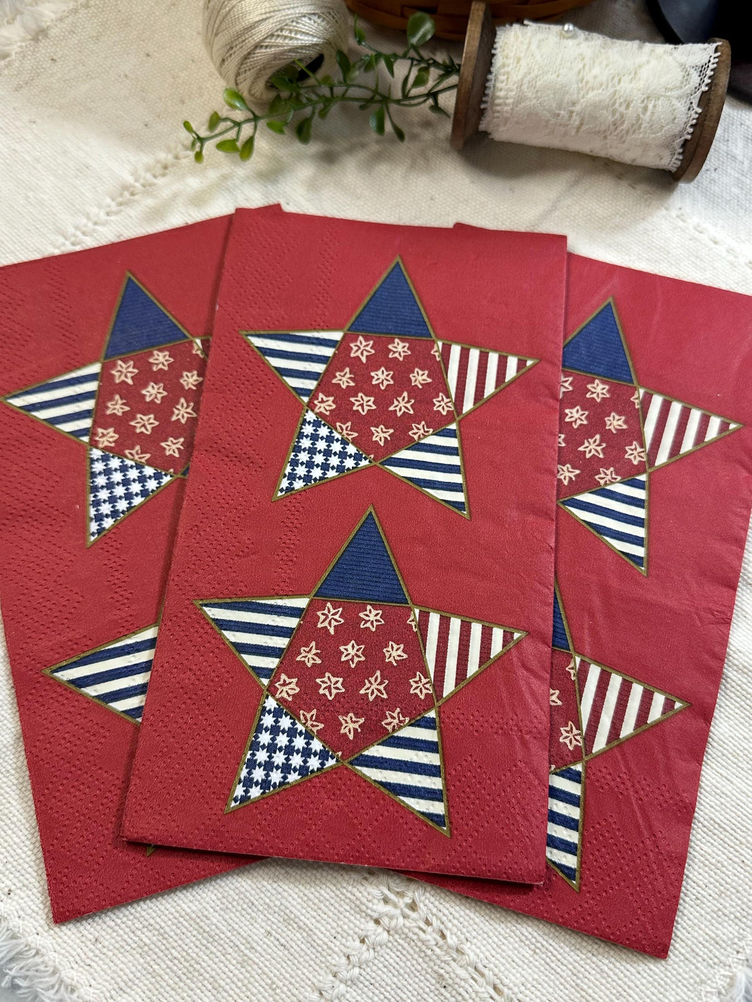 American Star Decoupage Napkins: 4th of July BBQ Paper (3-Piece)