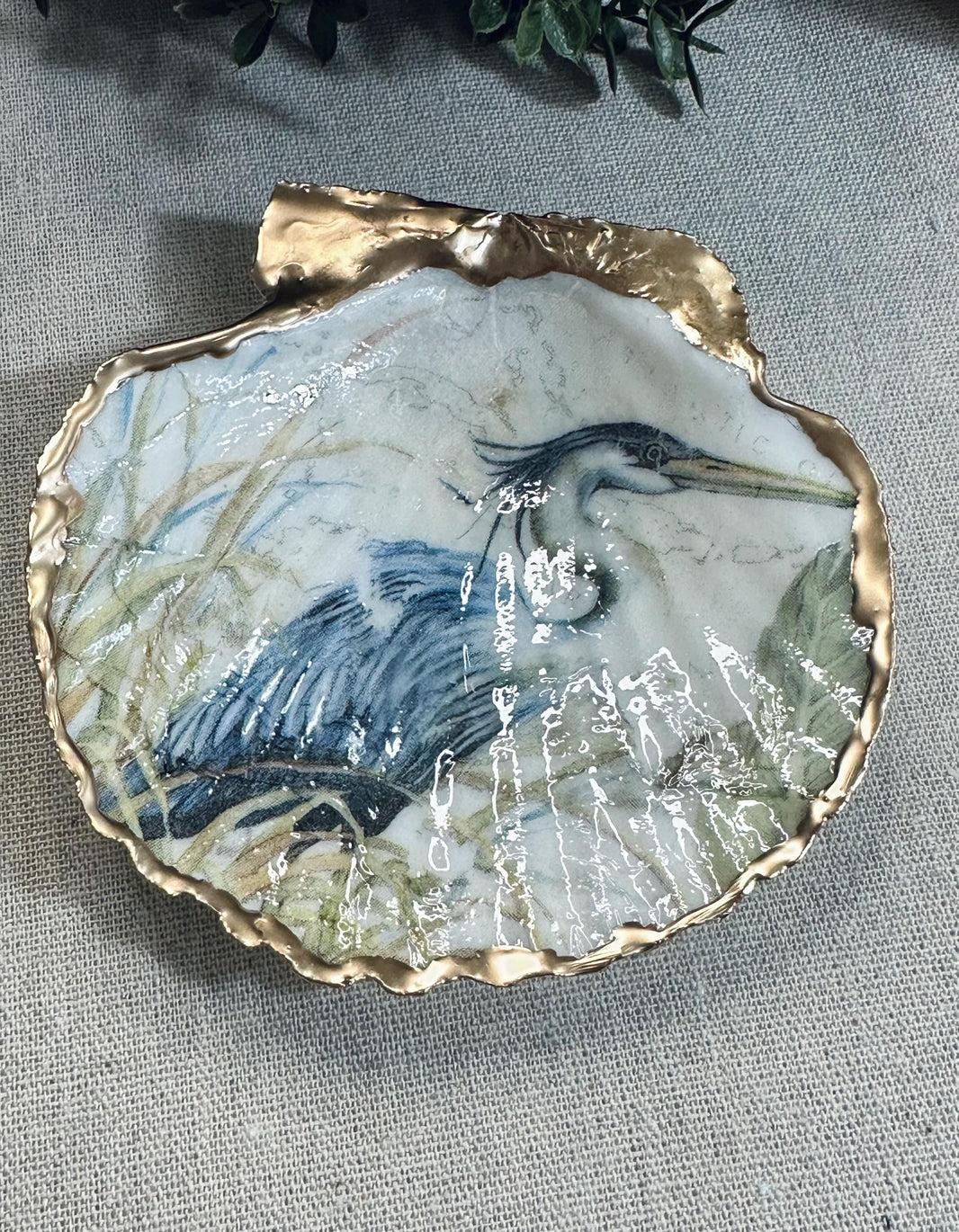 Heron Bird Napkin - Beach Napkins - Decoupage Beach Themed Napkins, Decoupage Napkins, Ocean Paper, Seashore Paper, Bird Paper Napkins