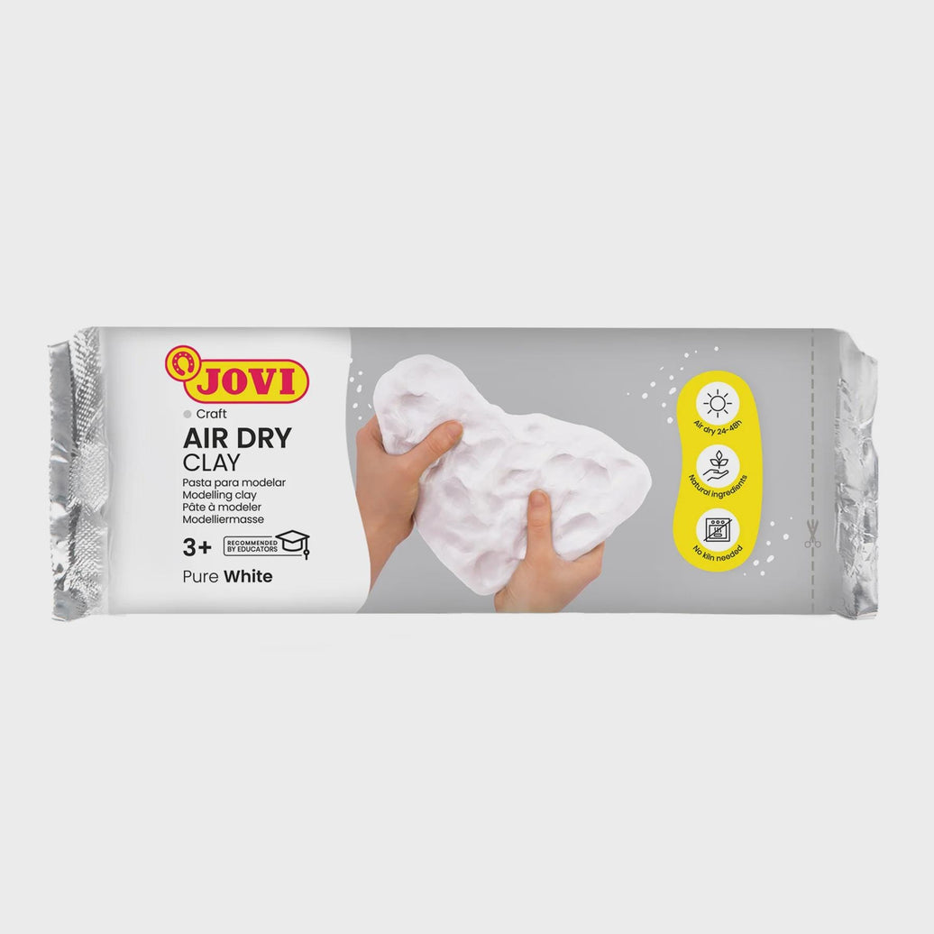 Jovi Air Dry Modeling Clay, Non-Toxic, Odorless, Air Dry Clay for Molds, Clay, Art Clay, Bottle Art Clay, Decor Clay, Holiday Ornament Clay