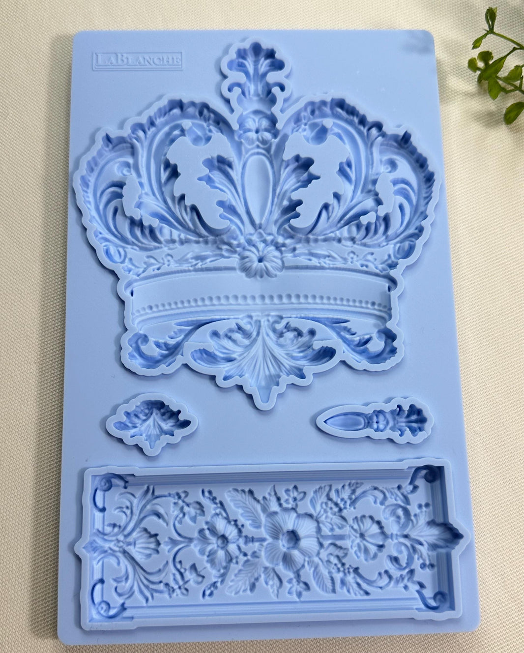 New Crown Mold - LaBlanche Silicone Mold - Royal Crown Mold, Holiday Design, Soap Molds, Furniture Molds, Chocolate Candy Molds, Food Safe