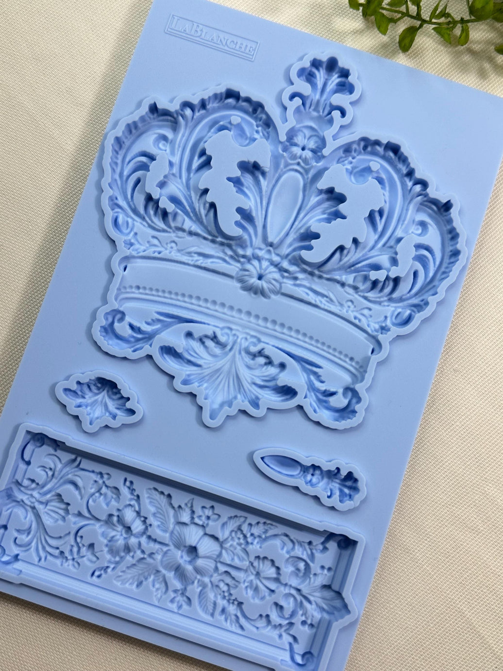 New Crown Mold - LaBlanche Silicone Mold - Royal Crown Mold, Holiday Design, Soap Molds, Furniture Molds, Chocolate Candy Molds, Food Safe