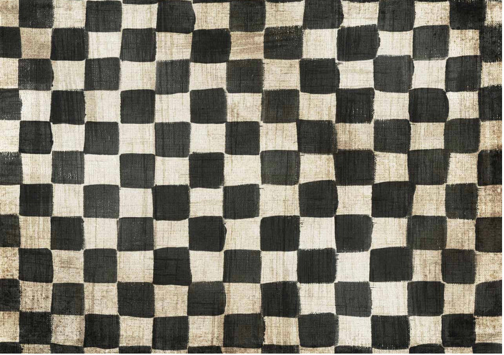 Iveta’s Hand Painted Checks, rice paper design by Decoupage Queen, office supplies > general office supplies > paper products, for decoupage and crafting