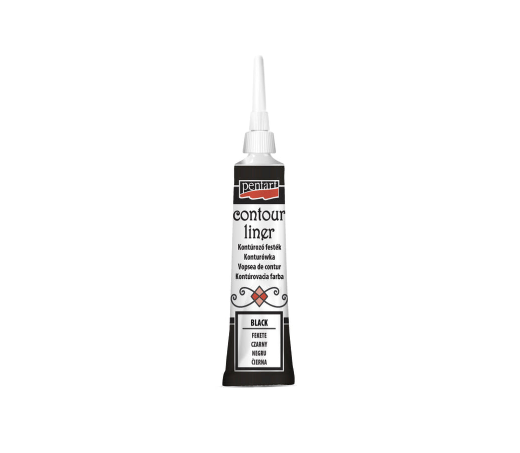 Pentart Contour liner 20ml, design by Pentart, hardware > tools > paint tools, for decoupage and crafting