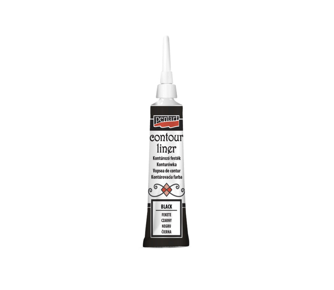 Pentart Contour liner 20ml, design by Pentart, hardware > tools > paint tools, for decoupage and crafting