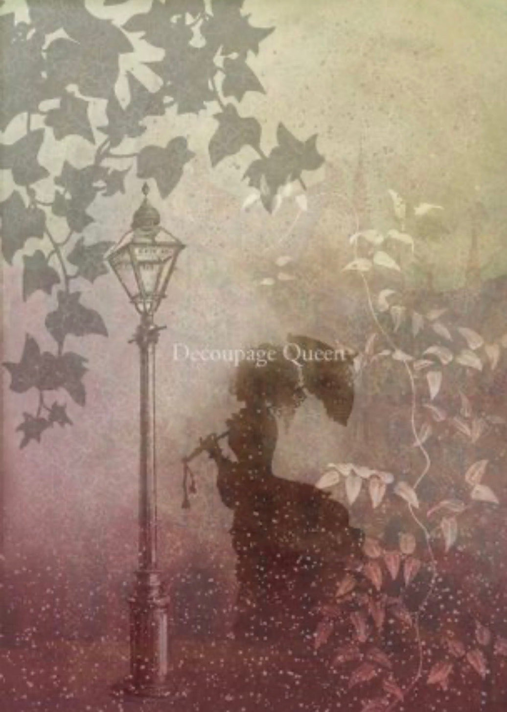 Dainty and the Queen Through the Mist, rice paper design by Decoupage Queen, office supplies > general office supplies > paper products, for decoupage and crafting