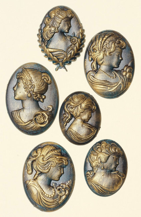 LaBlanche Silicone Mould - Vintage Cameo