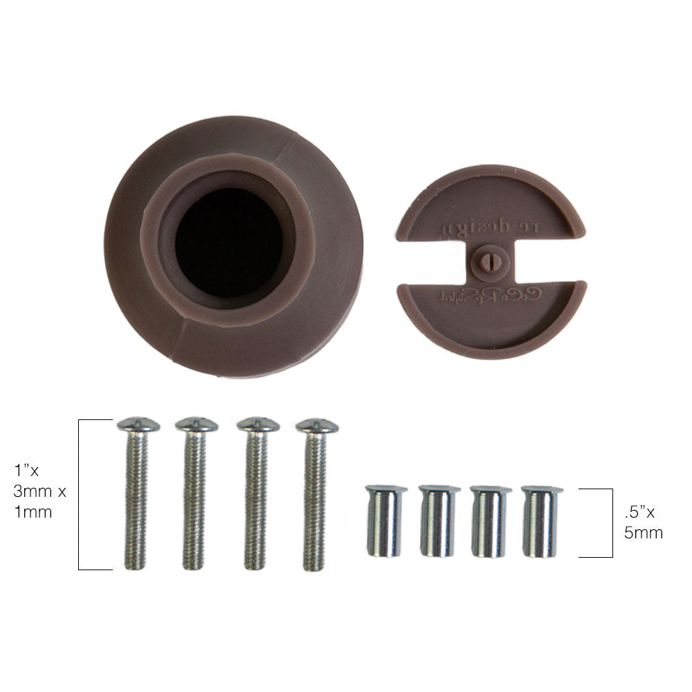 Cece Knob Mould - Luxe Ornate - 1 knob set, includes hardware