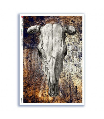 Paper Designs Rice Paper Animal Skull PD SKULL 0025