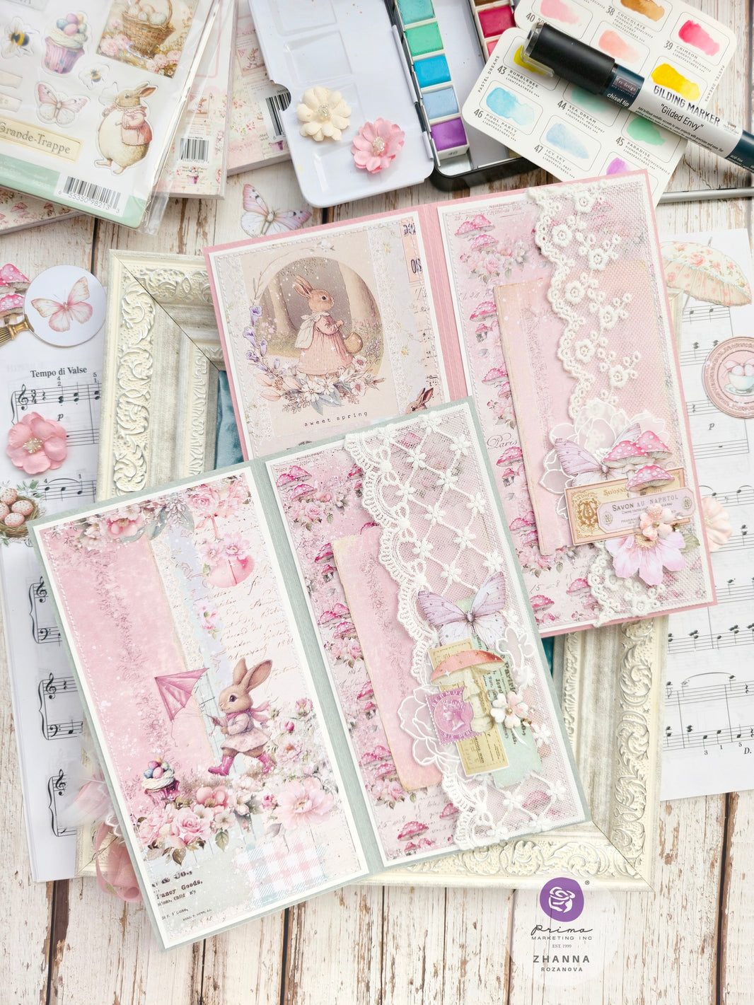 Sweet Spring Collection Ephemera - Butterflies & Frames - Die Cuts - Cards