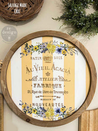 Decor Stencil - Satin Soie Stencil, Ornate Stencil